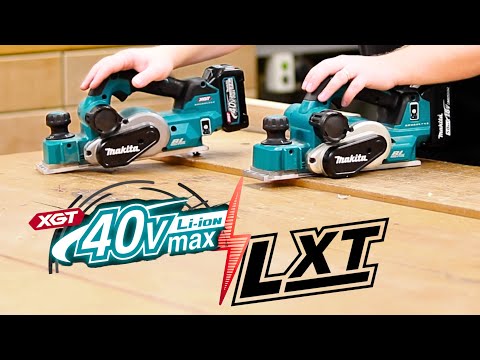 Makita 40V XGT Planer Compared With 18V LXT Planer | KP001G & DKP181