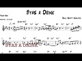 Scott Hamilton plays : Byas A Drink (Solo Transcription)