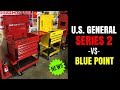 Watch Video 64031 30 in. 5 Drawer Blue Mechanic's Cart by Real Tool Reviews 