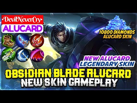 Obsidian Blade Alucard New Skin Gameplay [ Top Global Alucard ] •DevilNeverCry• - Mobile Legends