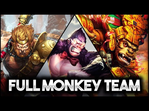 FULL MONKEY TEAM IN GM JOUST! - Ranked Joust - Smite