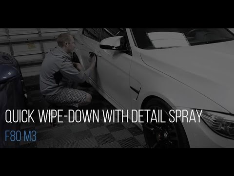 Quick Cleaning with Detail Spray