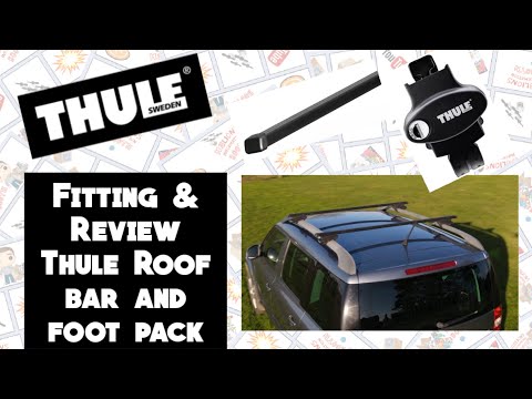 How to fit, hints & tips for Thule Foot pack 775 Roof Square Bars for car with roof bars. Roof Rack