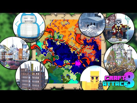 Komplette Craft Attack 8 Rundtour mit Crocodileandy 🗺️ - Craft Attack 8 #054