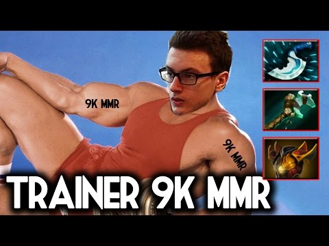 Miracle- [Axe] Mid Trainer 9k MMR with Dagger Crimson Guard EU Pub DOTA2 - Fullgame