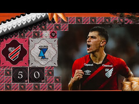 GOLEADA COM GOLAÇOS! Athletico Paranaense 5x0 Azuriz | MELHORES MOMENTOS
