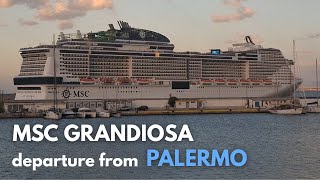 MSC GRANDIOSA | Partenza da Palermo - 28 Luglio 2025