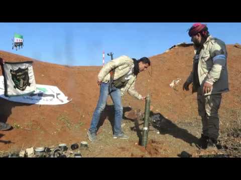 استهداف مقرات النظام بقذائف الهاون في منطقة المجبل وكتيبة المدفعية في ريف درعا من قبل لواء المعتصم بالله النخبة