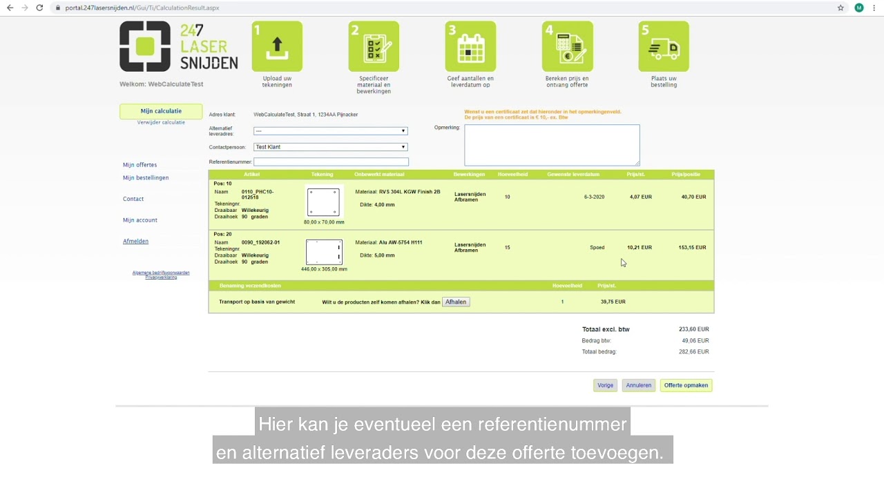 247 Lasersnijden instructievideo Portal