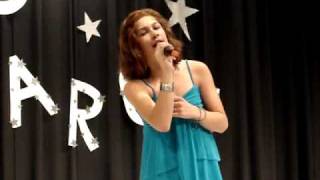 Shayla D, 11  singing "Hallelujah" 4-23-10  KD LANG