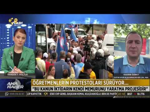 Genel Başkanımız Kadem Özbay, Flash Haber Tv Ana Haber bülteninde canlı yayın konuğu oldu ve meslek nöbetimiz ile ilgili açıklamalarda bulundu.10/07/2024 | EĞİTİM İŞ