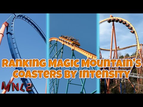 Top 13 Most INTENSE Roller Coasters at Six Flags Magic Mountain