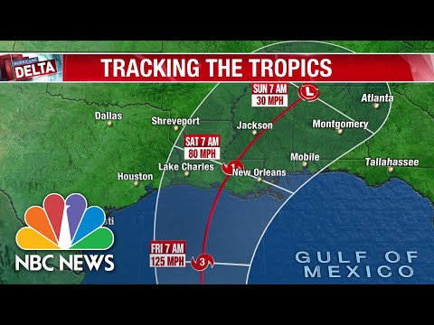 Delta Upgraded To Category 4 Hurricane, Threatening Gulf Coast | NBC News NOW