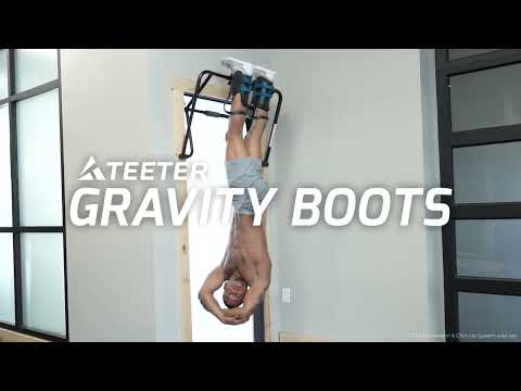 Bottes De Gravité Teeter EZ-Up Gravity Boots - Taille XL - Noir/Bleu
