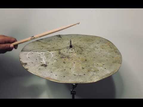 20" GM Designs Prototype/Future Series Cymbal - Dark, Dry and Primitive! image 5