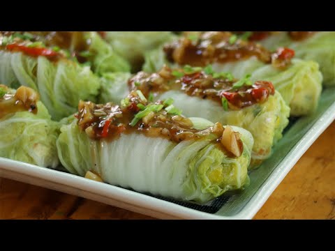 Chicken Cabbage Rolls | Making Chinese Cabbage Roll Recipe