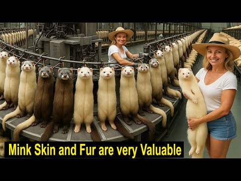 Mink Farming for Skin and Fur - How to Start a Business Mink Farm - Amazing Animal Farm