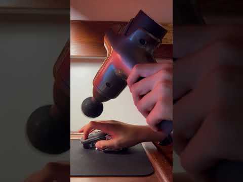 Testing How Fast I can Click With A Massage Gun!
