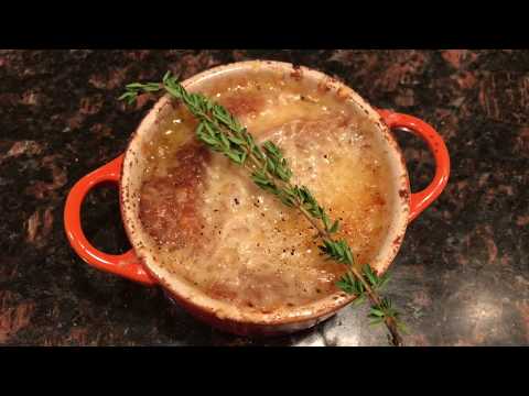 Frachelli's French Onion Soup w/ Red Wine Reduction