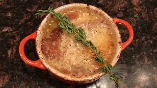 Frachelli's French Onion Soup w/ Red Wine Reduction