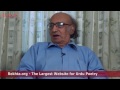 Nida Fazli in conversation with Zamarrud Mughal for Rekhta.org 