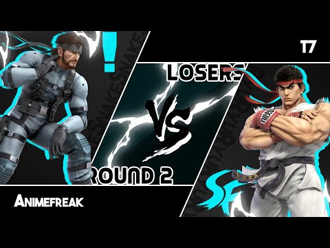 TSO 22 - Animefreak (Snake) vs. T7 (Ryu) Losers Round 2 - Smash Ultimate