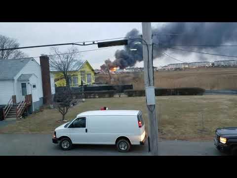 Sozio Major appliances store on fire Revere, MA