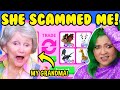 My Grandma SCAMMED Me...In This ONE COLOR TRADING CHALLENGE! 🌈 Adopt Me Roblox