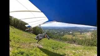 preview picture of video 'Proximity hang gliding above Hot Springs, Arkansas at Trap mountain.'