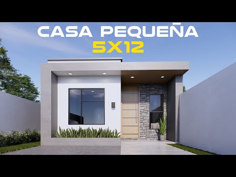 ¡No creerás lo que cabe en esta CASA de 5x12m! Moderna y espectacular 😱