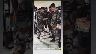 Happy raksha bandhan Army  #shorts #armystatus