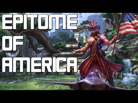 Smite - THIS NEW POSEIDON SKIN IS THE EPITOME OF AMERICA! - Grandmasters Ranked 1v1 Duel