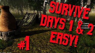 Gone: Survival Gameplay | Surviving Days 1 & 2 | E1