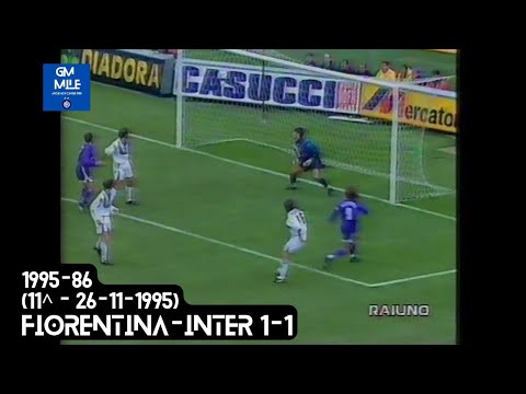 1995-96 (11^ - 26-11-1995) Fiorentina-INTER 1-1 [Ganz,Batistuta] Servizio 90°Minuto Rai1