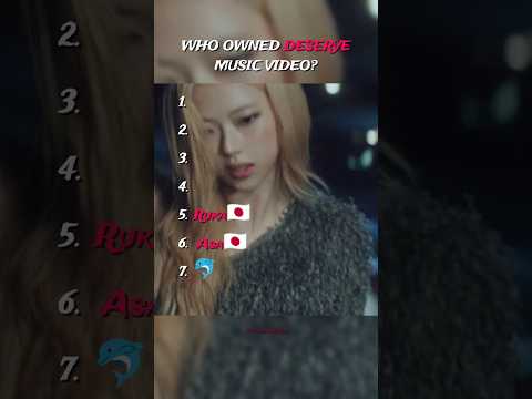 Who owned Deserve Music video? #babymonster #deserve #comeback #shorts