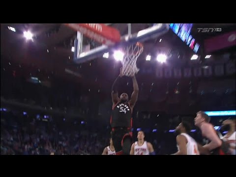 Raptors Highlights: Patterson's Two-Handed Slam - April 9, 2017