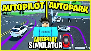 This GAME has WORKING TESLA AUTOPILOT! (ROBLOX)