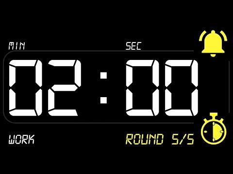 ⏰ INTERVAL [2x1] Timer 2 Minute Work / 1 Minute Rest ((BEEP)) 🔔 - Countdown with Alarm