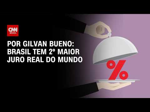 Análise: Brasil tem 2º maior juro real do mundo | CNN NOVO DIA