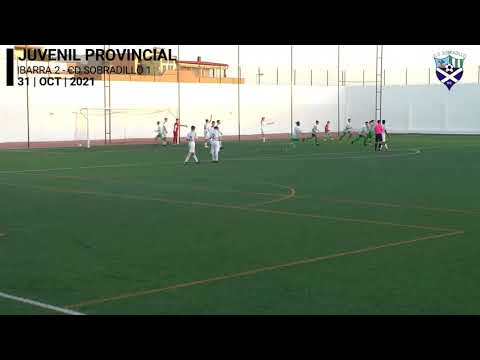 Fútbol Juvenil Provincial. Goles Ibarra 2 - Sobradillo 1