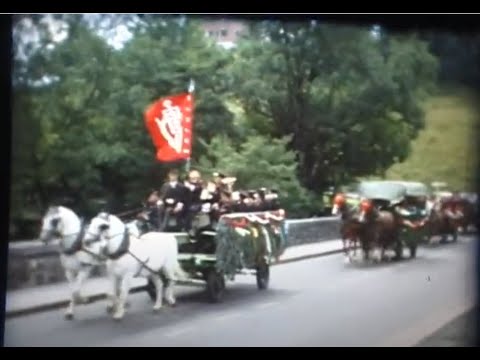 Stadtmusik Bülach mit Ross und Wagen nach Wil ZH