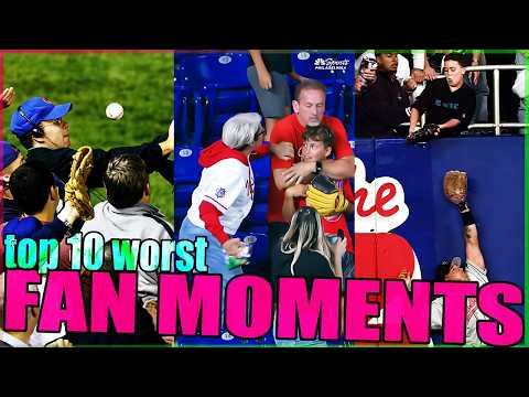 Top 10 Infamous FAN MOMENTS In MLB HISTORY!!!