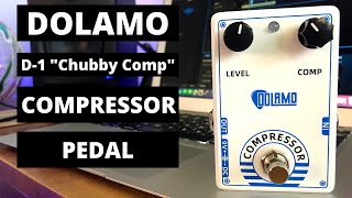 Video thumbnail for Dolamo D-1 Chubby Comp Pedal Compressor Electric Guitar Effect Pedal by Rumblin Man