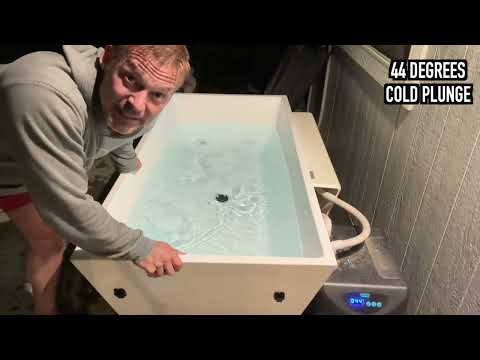 Late Evening Cold Plunge at 44 Degrees