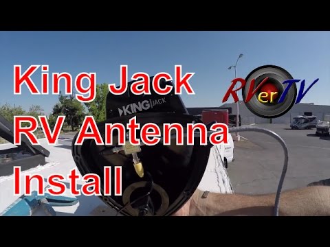 King Jack RV Digital Antenna...30 Amp Plug...Cargo Trailer Conversion...RVerTV