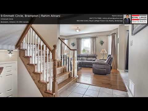 9 Emmett Circle, Brampton | Rahim Alinani