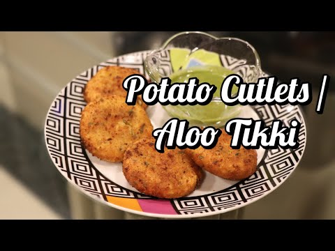Easy Homemade Potato Cutlets Recipe | Aloo Tikki Recipe