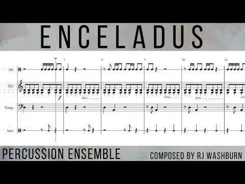 Enceladus Percussion Ensemble for Four Players