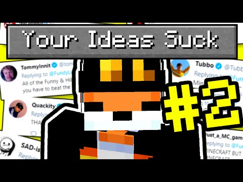 Video Thumbnail: I made your dumb Ideas in Minecraft again...