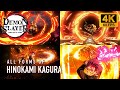 All Hinokami Kagura Forms 4K 60FPS Demon Slayer